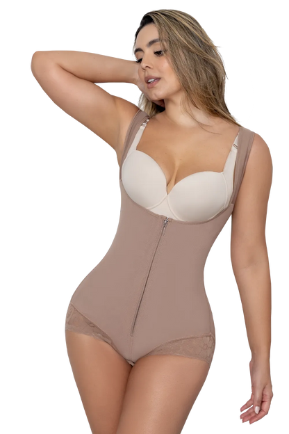 Boyshort Tummy Control Shapewear Bodysuit | Jackie London 1425