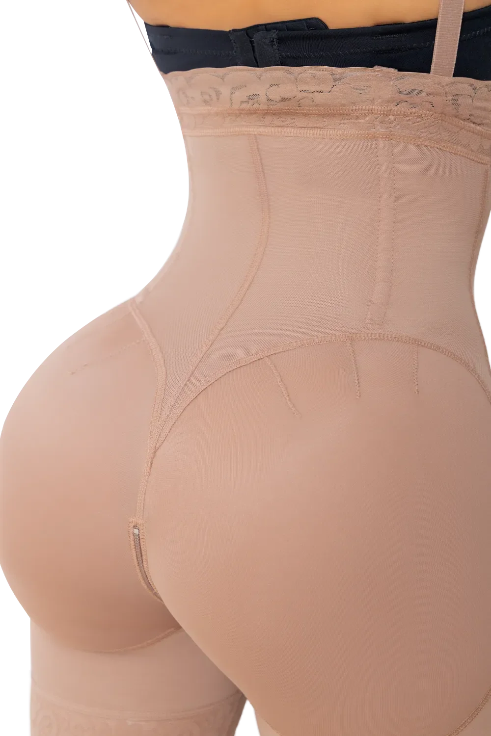 High Waisted Butt Enhancer With Side Zipper | Jackie London 2835