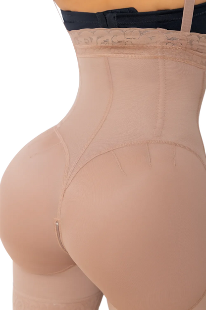 High Waisted Butt Enhancer With Side Zipper | Jackie London 2835