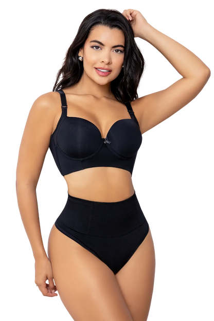 High Waisted Seamless Thong | Jackie London 416
