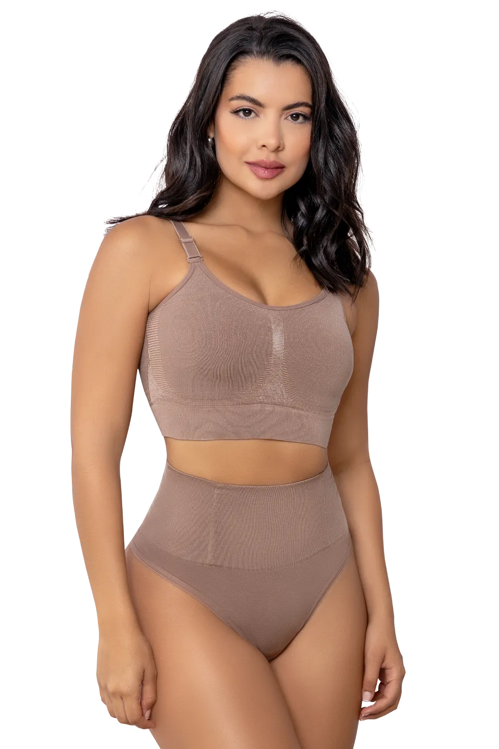 High Waisted Seamless Thong | Jackie London 416