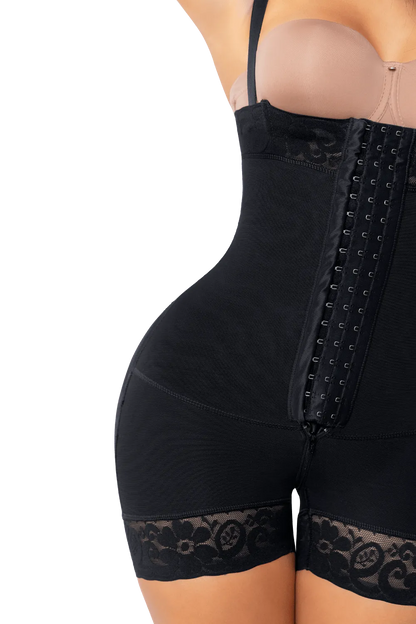 High Waisted Tummy Control Butt Lifter With Hooks | Jackie London 1535