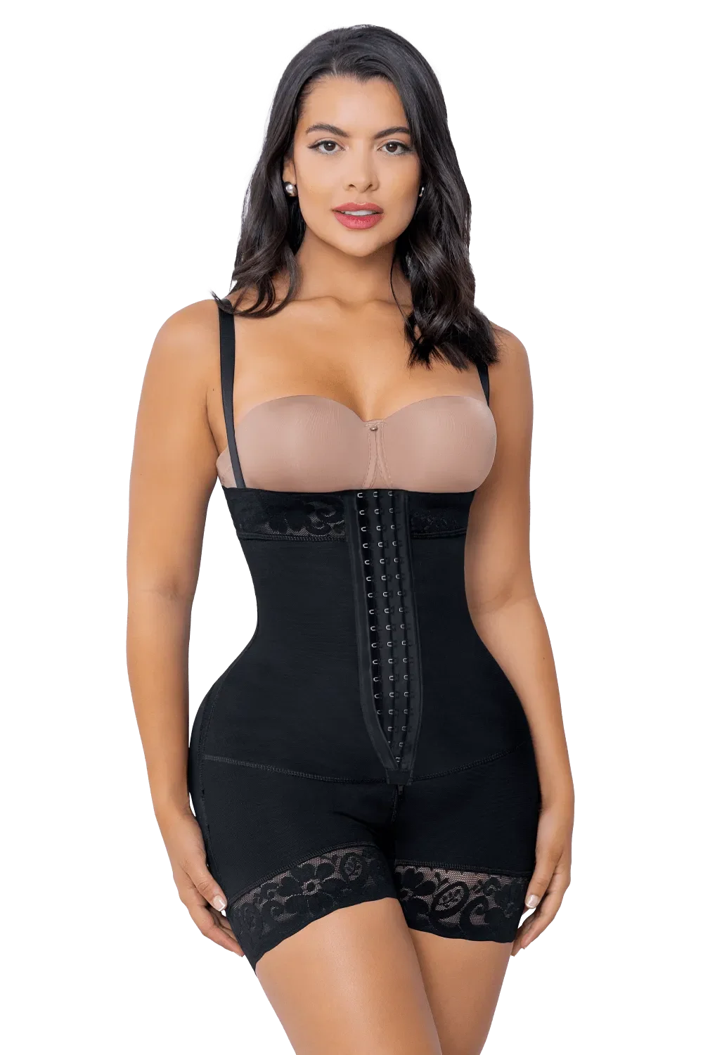 High Waisted Tummy Control Butt Lifter With Hooks | Jackie London 1535
