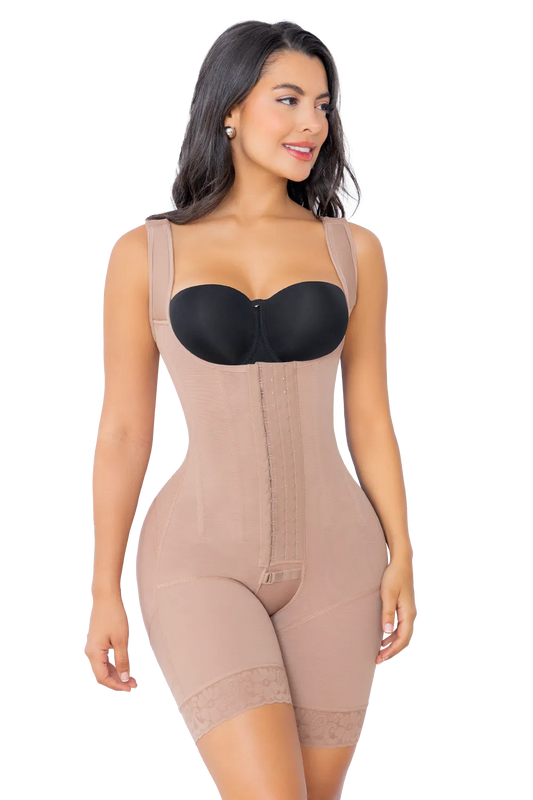 Hourglass Body Shaper With Boning And Wide Straps | Jackie London 2881