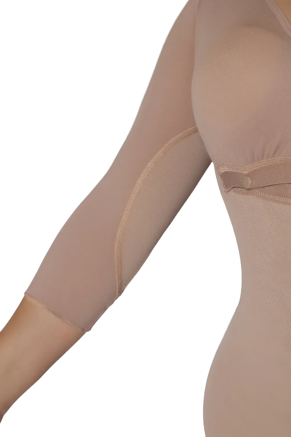Long Body Shaper With Brassier And Sleeves | Jackie London 3060