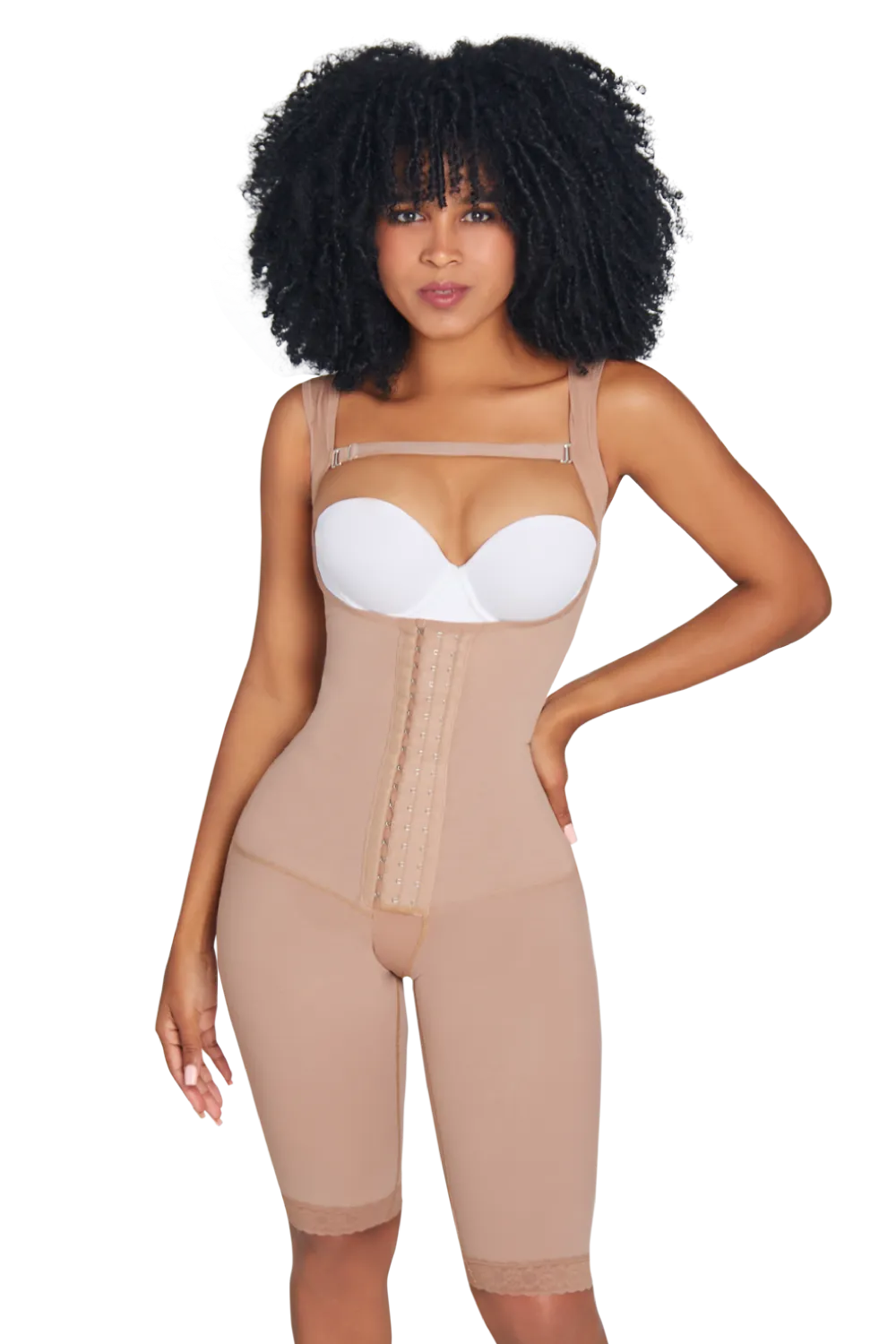 Long Body Shaper With Wide Straps | Jackie London 3020