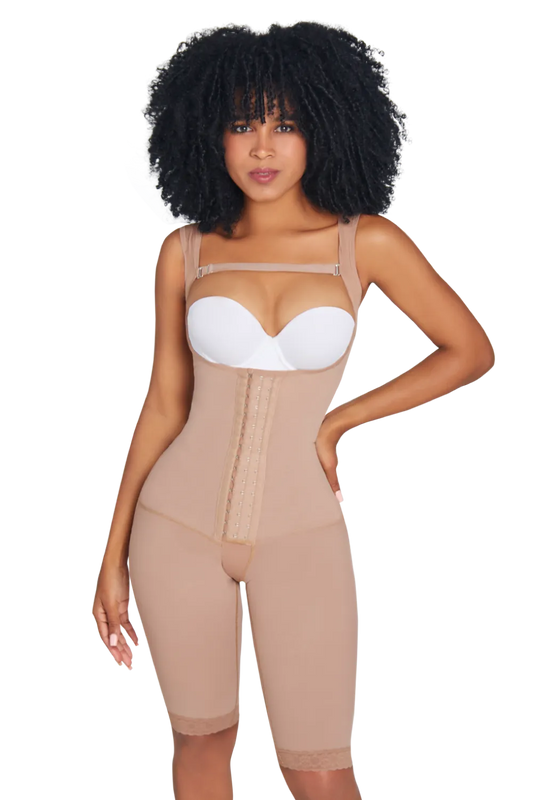 Long Body Shaper With Wide Straps | Jackie London 3020