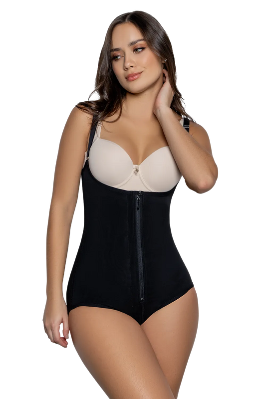 Panty Body Shaper With Covered Back And Zipper | Jackie London 1015