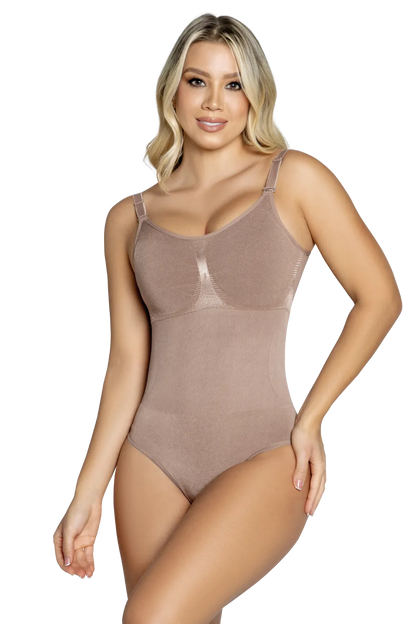 Seamless Bust Thong Bodysuit | Jackie London 116