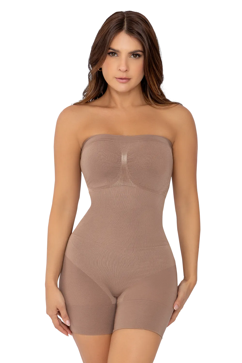 Seamless Strapless Sculpting Bodysuit | Jackie London 233