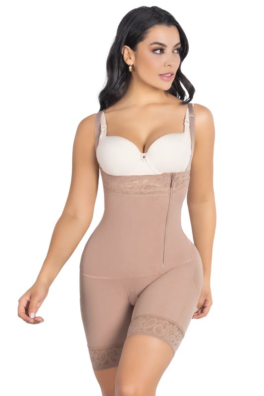 Shorts Body Shaper Strapless With Lateral Zipper | Jackie London 2035