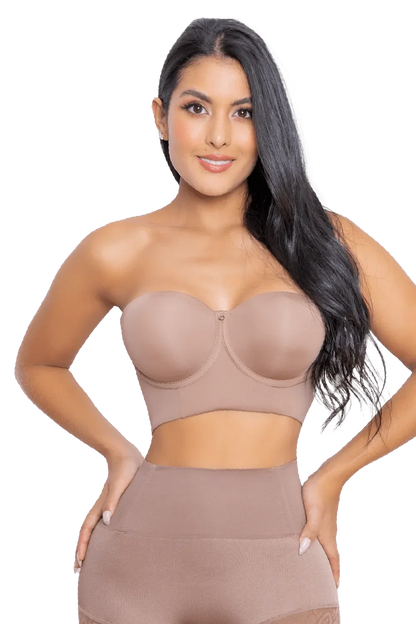 Strapless Back Coverage Bra | Jackie London 6030